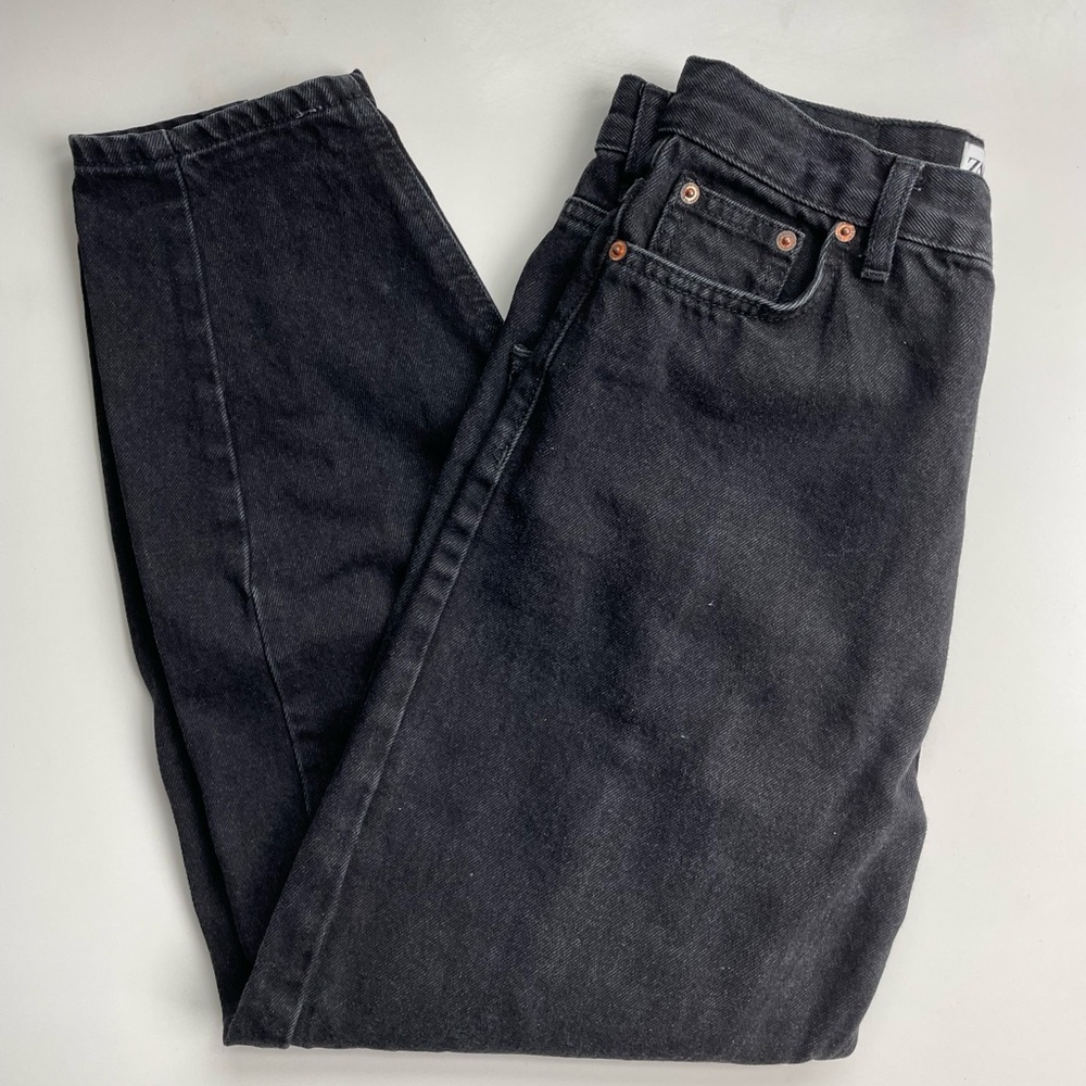 Zara | Black Mom Jeans